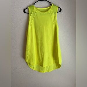 Lululemon Sculpt Tank Top Electric Lemon size 8